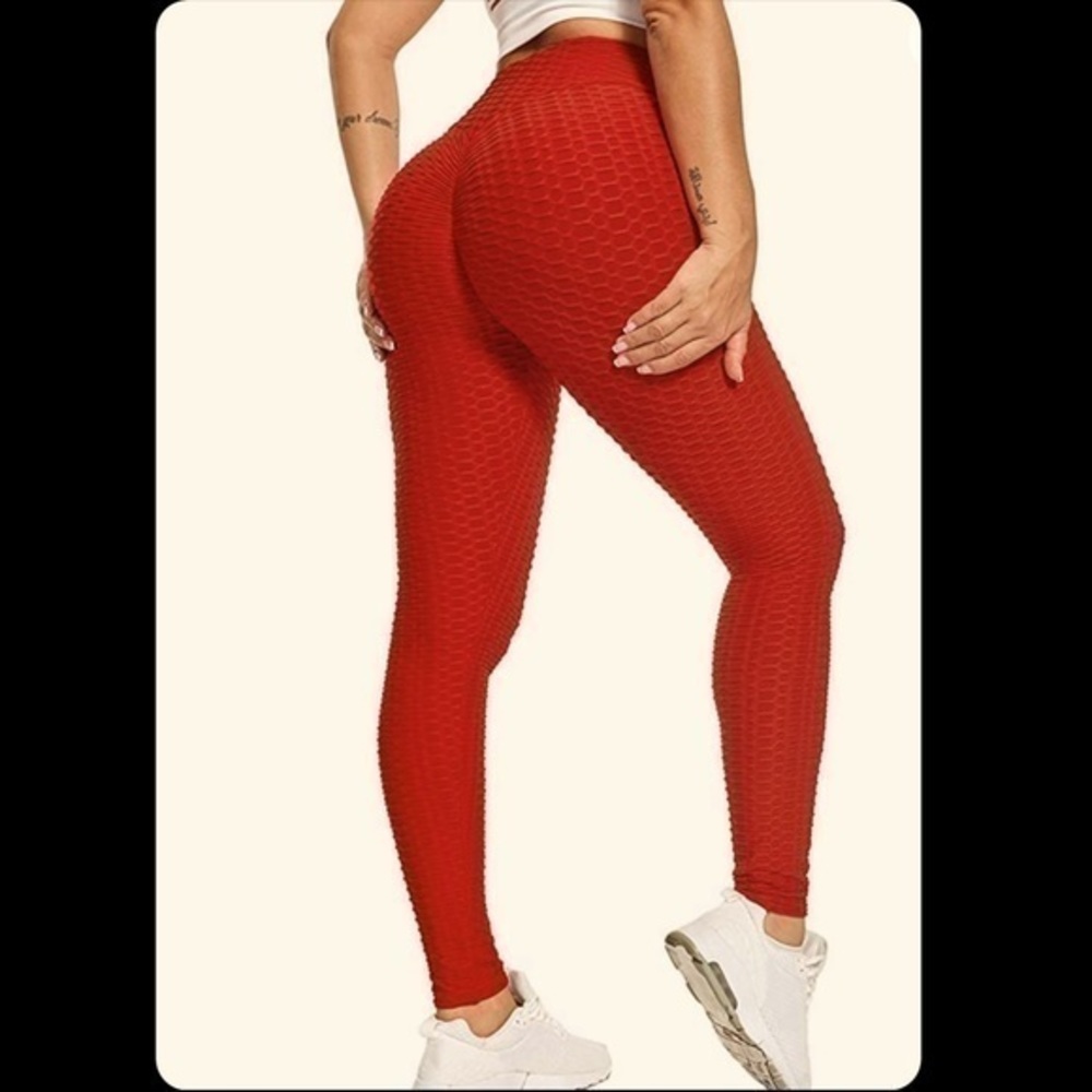 Womens Sexy Butt Lift Yoga Leggings Pants High Waisted Workout Leggings